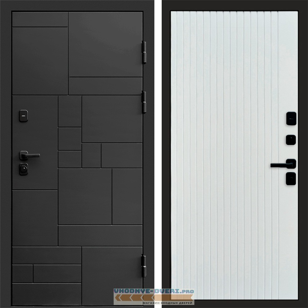 Дверь Termo Door Квадро Flat Белый софт