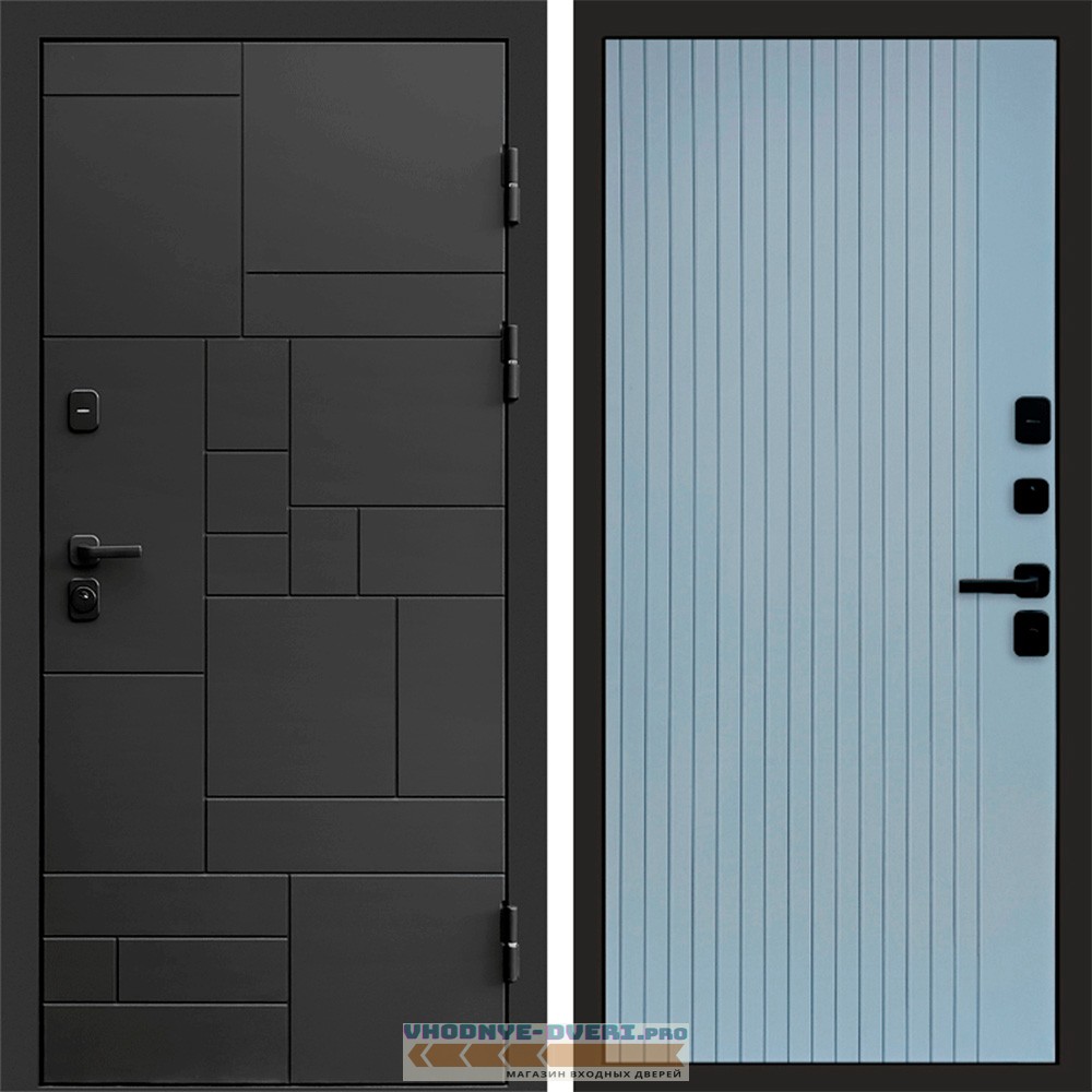 Termo Door Квадро Flat Grey Софт
