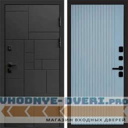 Termo Door Квадро Flat Grey Софт