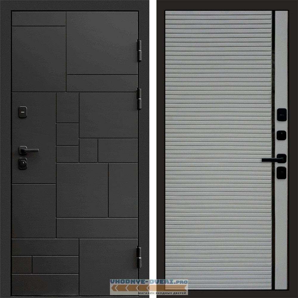 Входная дверь Квадро Porte Grey софт