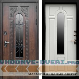 Дверь Termo Door Лацио Дуб темный - Белый софт Дверь Termo Door Лацио Дуб темный - Белый софт