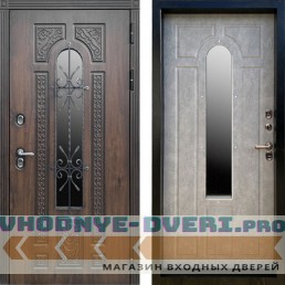 Дверь Termo Door Лацио Дуб темный - Бетон Дверь Termo Door Лацио Дуб темный - Бетон