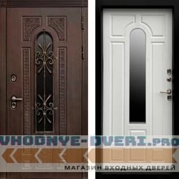 Дверь Termo Door ТЕРМО ЛАЦИО Венге - Белый софт