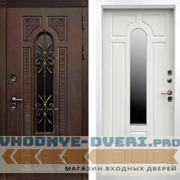 Дверь Termo Door ТЕРМО ЛАЦИО Венге - Белый софт с белой коробкой