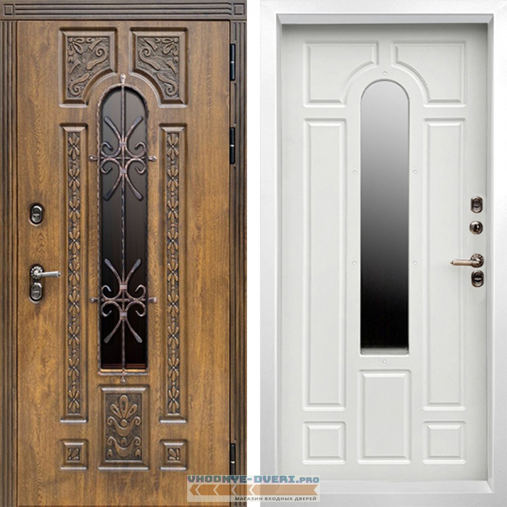 Входная дверь Termo Door Лацио White с терморазрывом Белый софт
