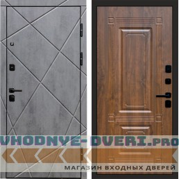 Termo Door Лучи бетон Мадрид Дуб