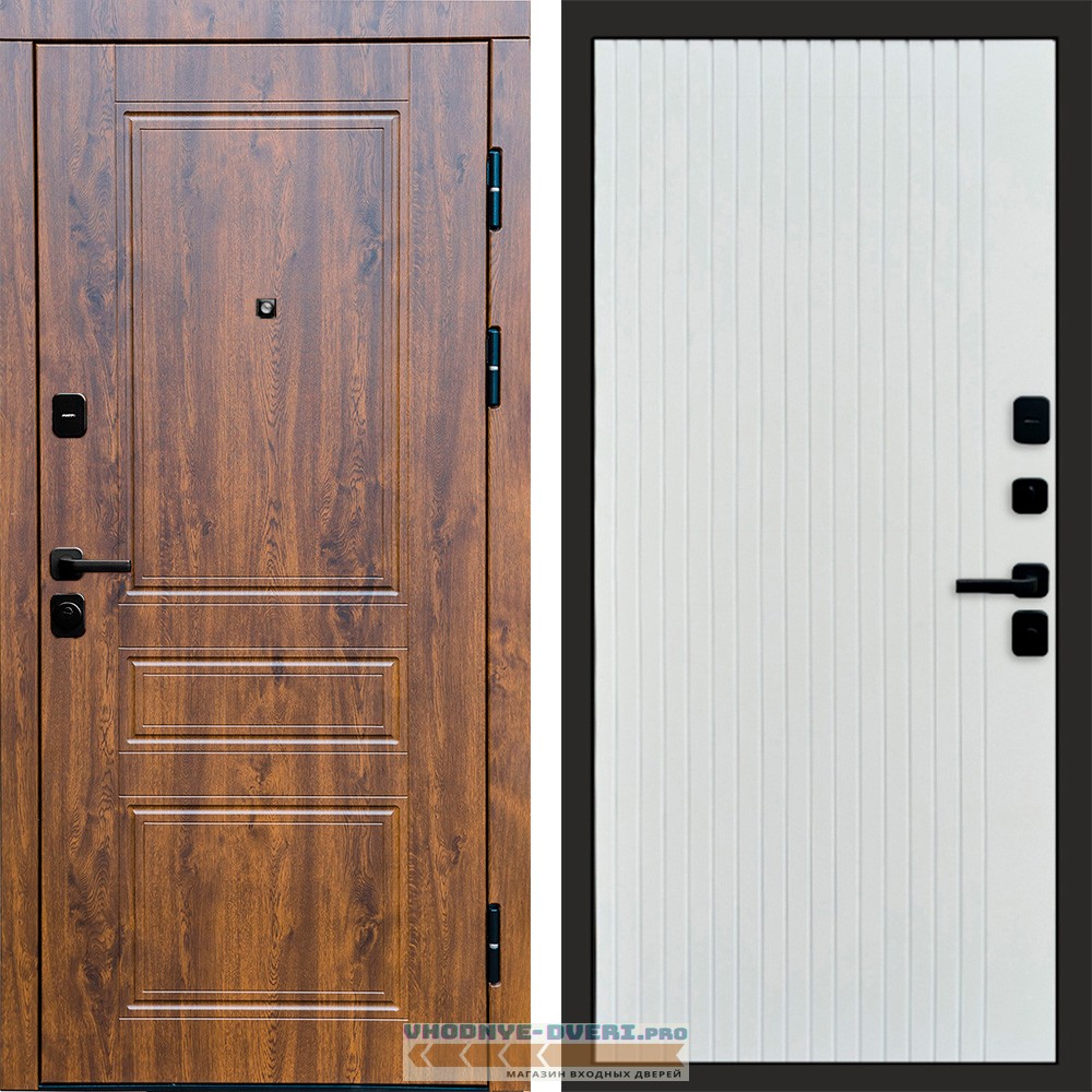 Дверь Termo Door Орегон дуб Flat Белый софт