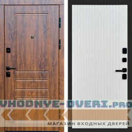Дверь Termo Door Орегон дуб Flat Белый софт