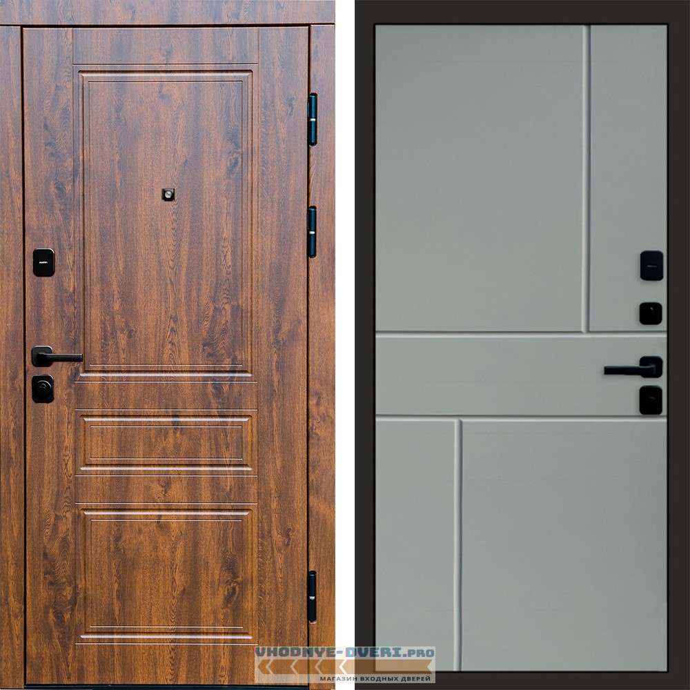 Дверь Termo Door Орегон дуб Горизонт Grey софт