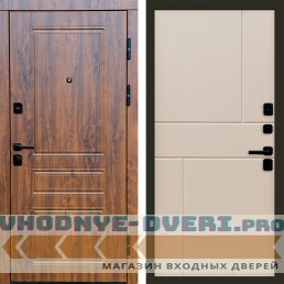 Дверь Termo Door Орегон дуб Горизонт Слоновая кость
