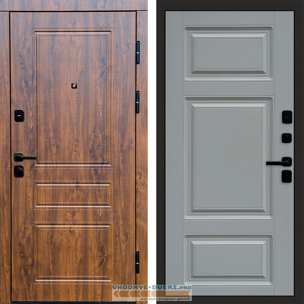 Дверь  Termo Door Орегон дуб Лион Grey софт