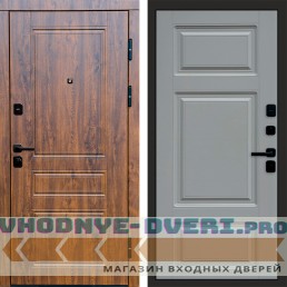 Дверь  Termo Door Орегон дуб Лион Grey софт