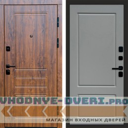 Дверь входная Termo Door Орегон дуб Марсель Grey софт