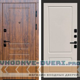 Дверь входная Termo Door Орегон дуб Марсель Слоновая кость