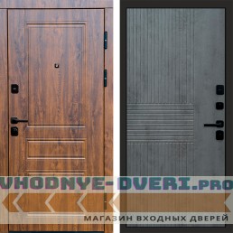 Termo Door Орегон дуб Мастино Бетон темный