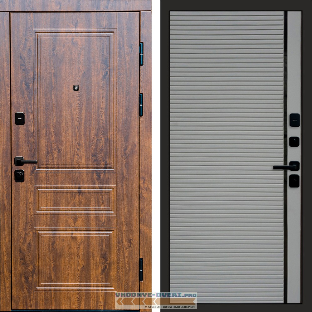 Входная дверь Орегон дуб Porte Grey софт