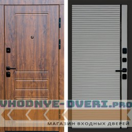 Входная дверь Орегон дуб Porte Grey софт
