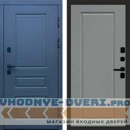 Входная дверь Орегон Графит Гранд Grey софт