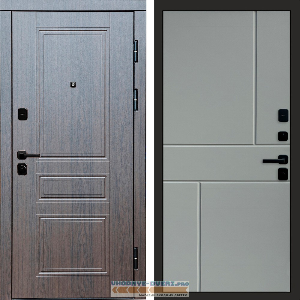 Дверь Termo Door Орегон венге Горизонт Grey софт