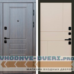 Дверь Termo Door Орегон венге Горизонт Слоновая кость
