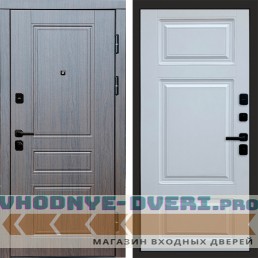 Дверь  Termo Door Орегон венге Лион Белый софт