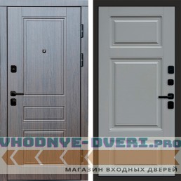 Дверь  Termo Door Орегон венге Лион Grey софт