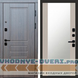 Дверь Termo Door Орегон венге Зеркало 27 Слоновая кость