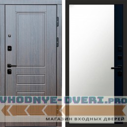 Дверь Termo Door Орегон венге Зеркало фацет Черный кварц