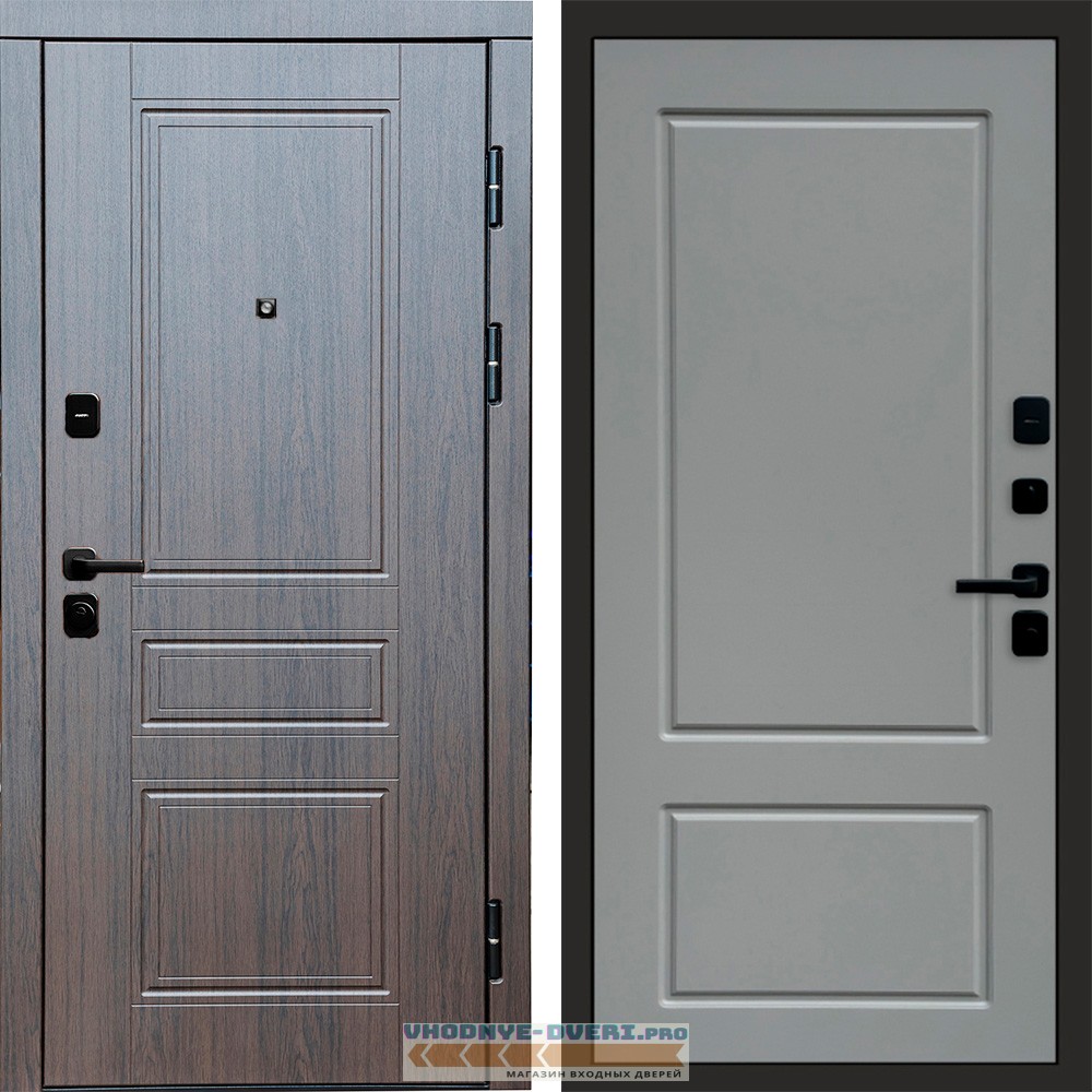 Дверь входная Termo Door Орегон венге Марсель Grey софт