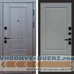 Дверь входная Termo Door Орегон венге Марсель Grey софт