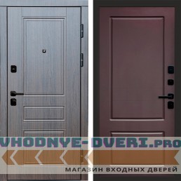 Дверь входная Termo Door Орегон венге Марсель Шоколад