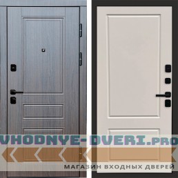 Дверь входная Termo Door Орегон венге Марсель Слоновая кость