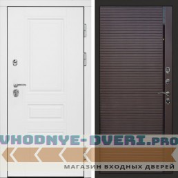 Входная дверь Орегон White Porte шоколад