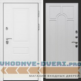 Входная дверь Орегон White Арка лиственница