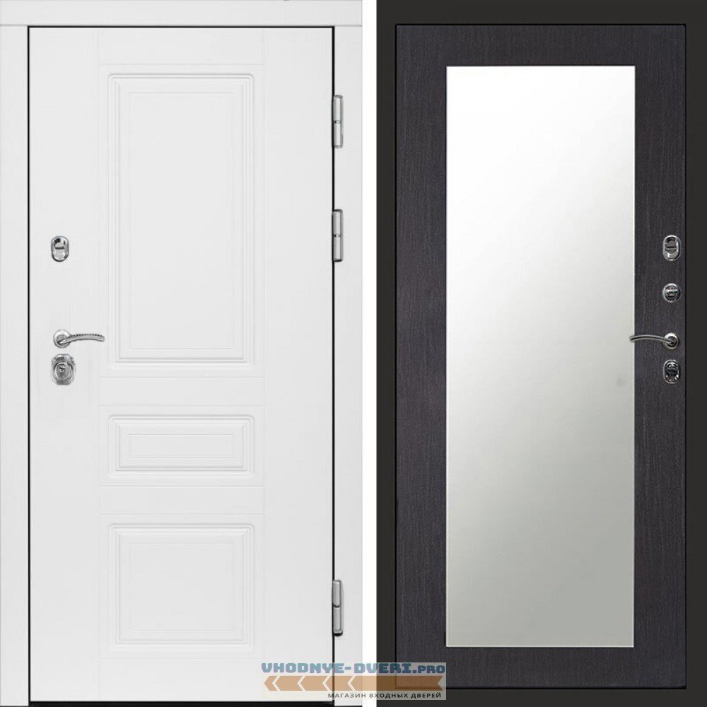 Входная дверь Орегон White Зеркало триумф венге
