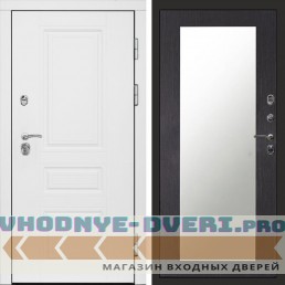 Входная дверь Орегон White Зеркало триумф венге