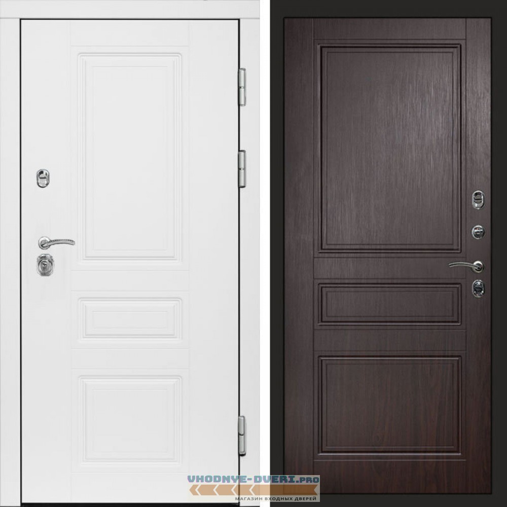 Входная дверь Орегон White Классика венге