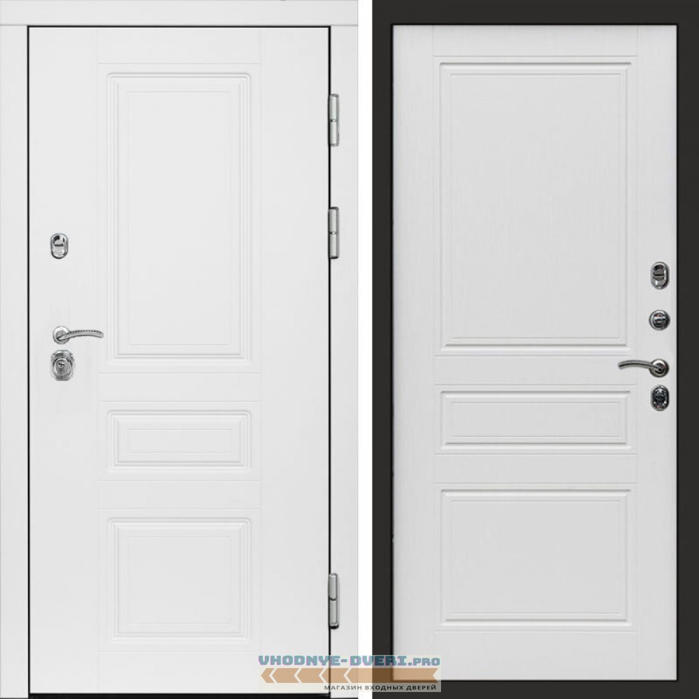 Входная дверь Орегон White Классика лиственница