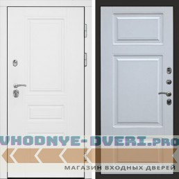 Входная дверь Орегон White Лион белый софт
