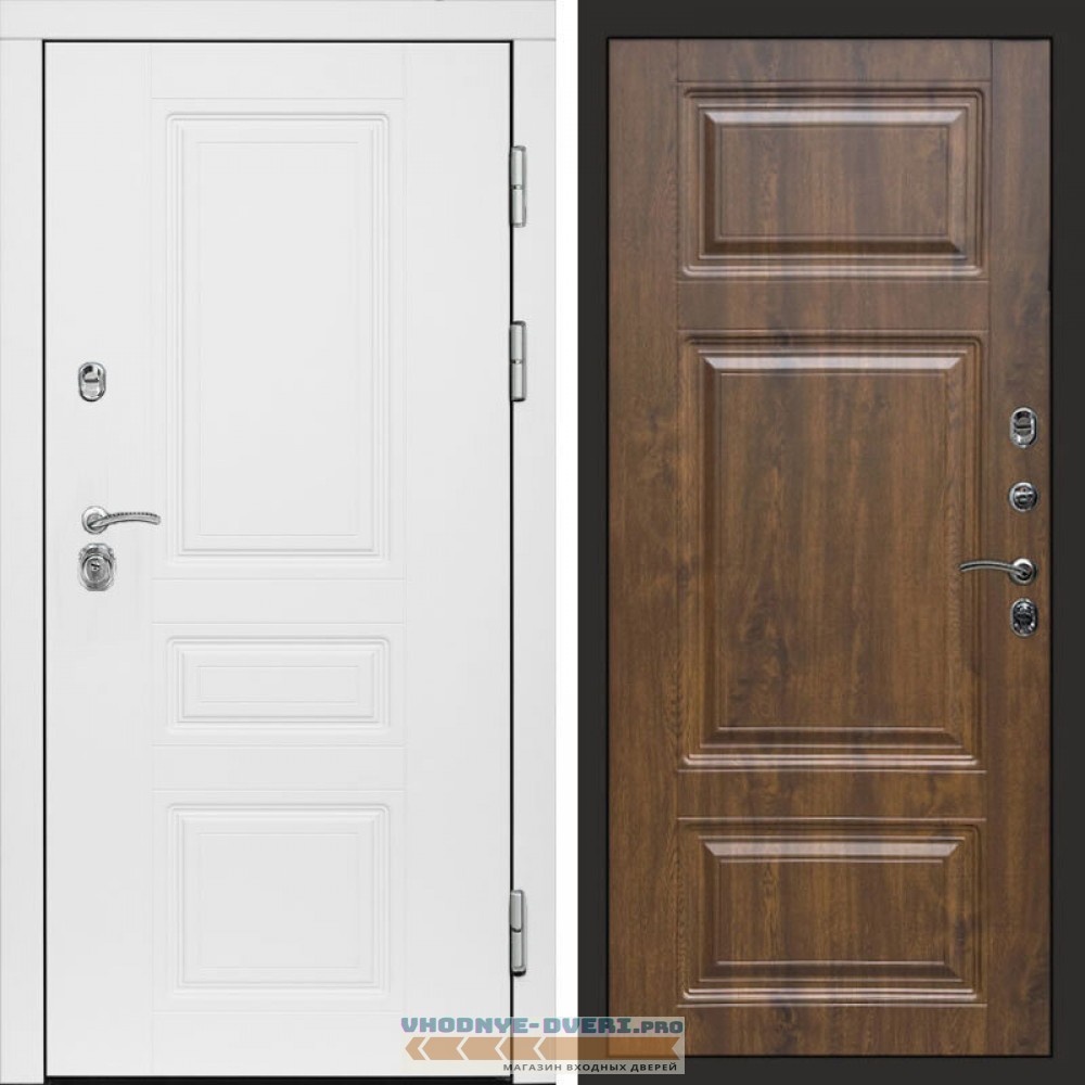 Входная дверь Орегон White Лион дуб