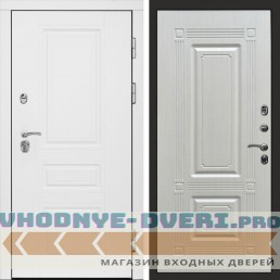 Входная дверь Орегон White Мадрид лиственница