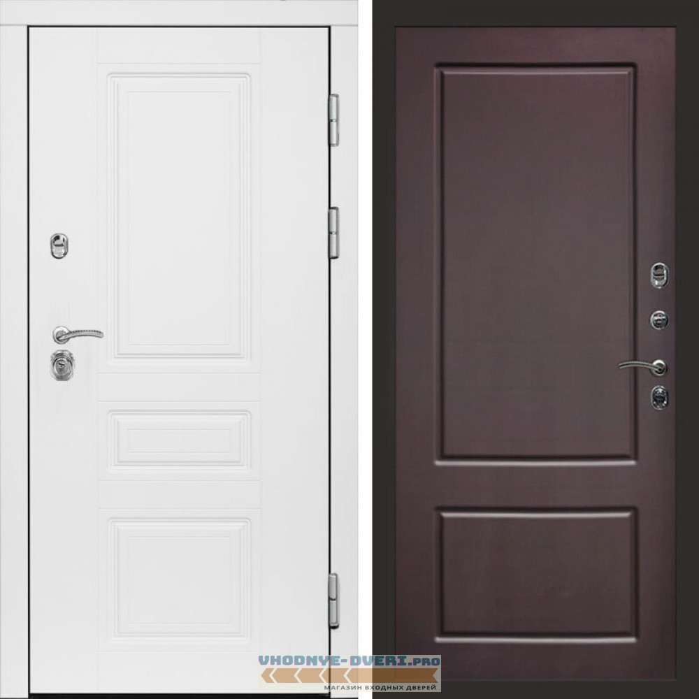 Входная дверь Орегон White Марсель шоколад