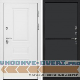 Входная дверь Орегон White Нео графит