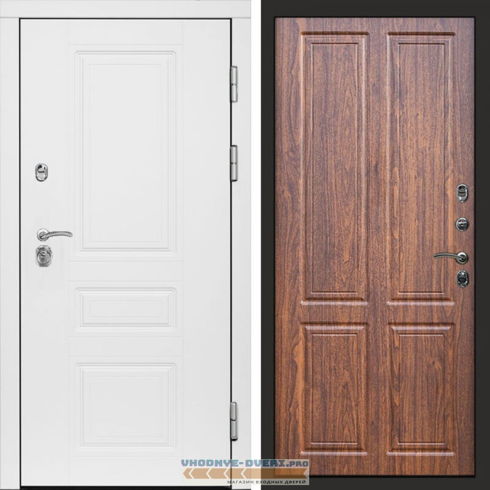 Входная дверь Орегон White Орех стандарт