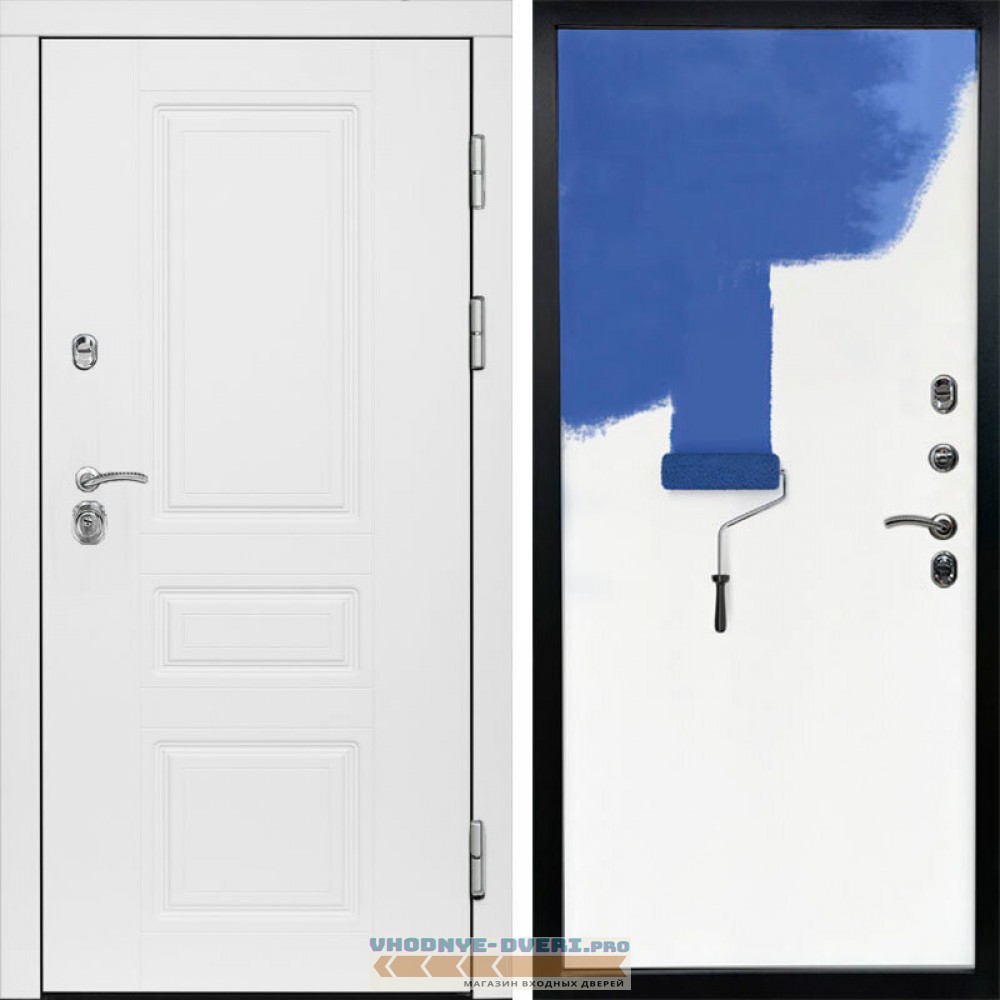 Входная дверь Орегон White Под покраску