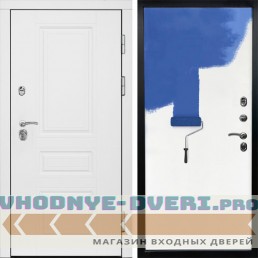 Входная дверь Орегон White Под покраску