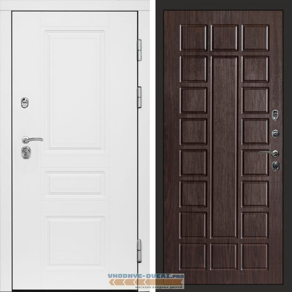 Входная дверь Орегон White Престиж венге