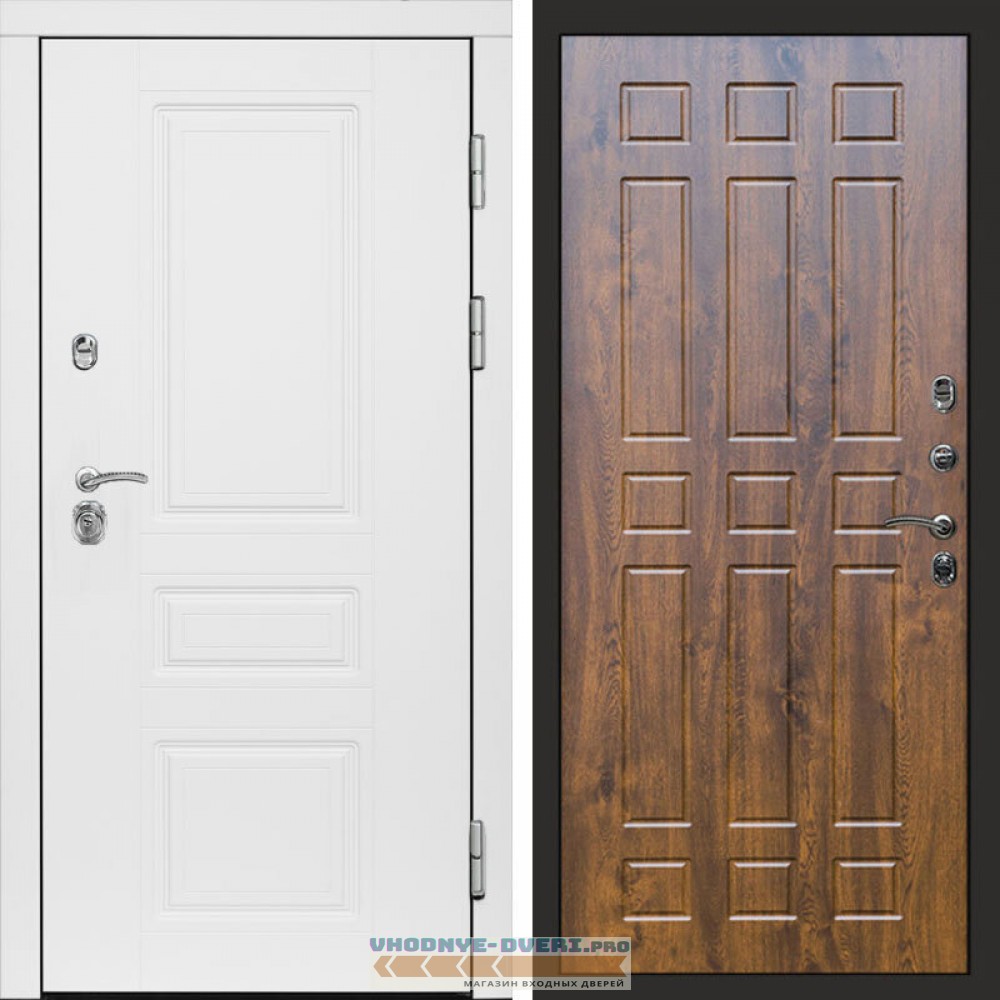 Входная дверь Орегон White Спарта дуб