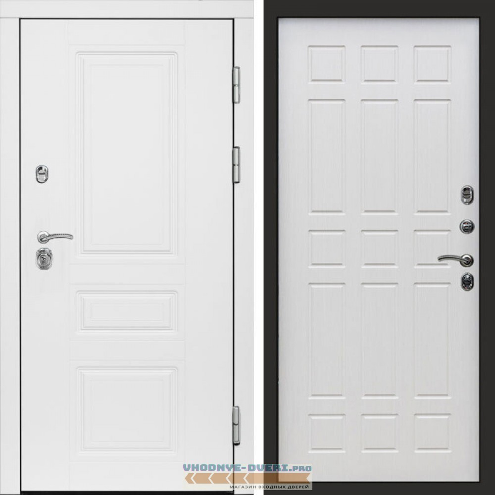 Входная дверь Орегон White Спарта лиственница