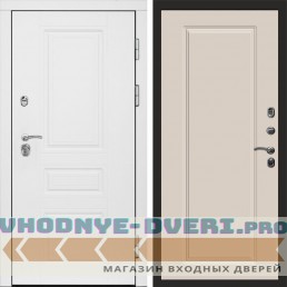 Входная дверь Орегон White Гранд слоновая кость